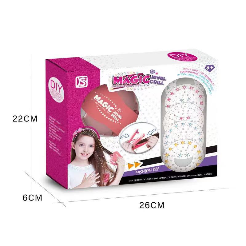 Girl Hair Accessories Stickers Rig FN Parent Child Children's Toys