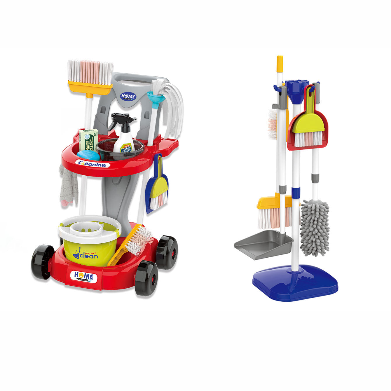 Children Play House Cleaning Toys