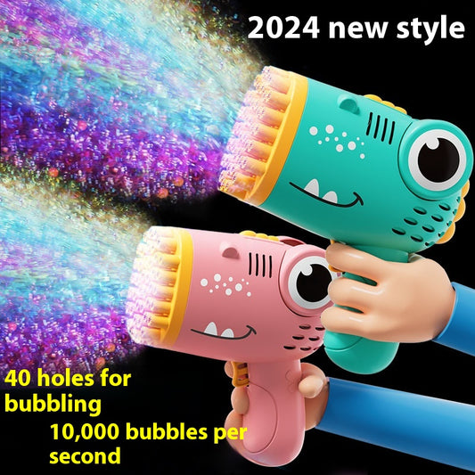 40-hole Bubble Machine Children's Automatic Handheld Boys And Girls Toys