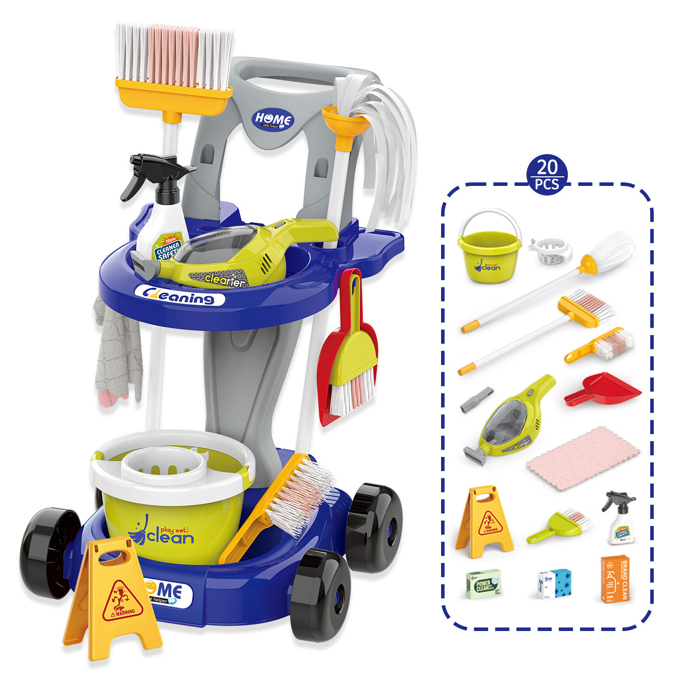 Children Play House Cleaning Toys